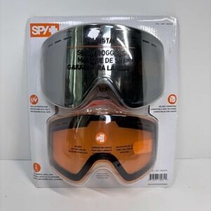 Spy Mainstay Ski Googles with Pouch spectra Mirrored Lens Triple Layer Face Foam
